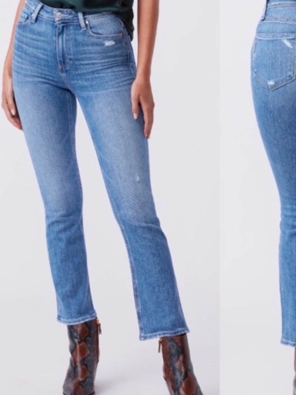 PAIGE Claudine Straight-Leg Jeans